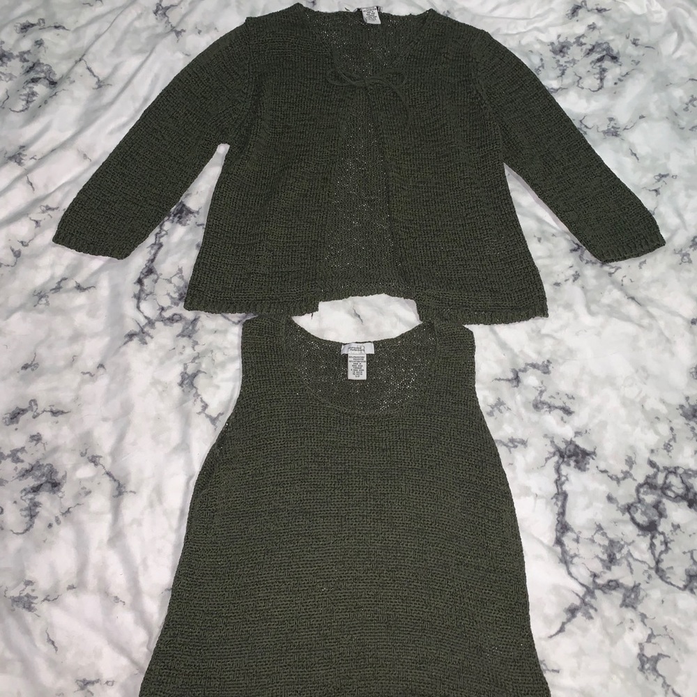 ✨VINTAGE✨2 Piece Sweater Set - Picture 3 of 5